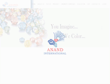 Tablet Screenshot of anandintl.com